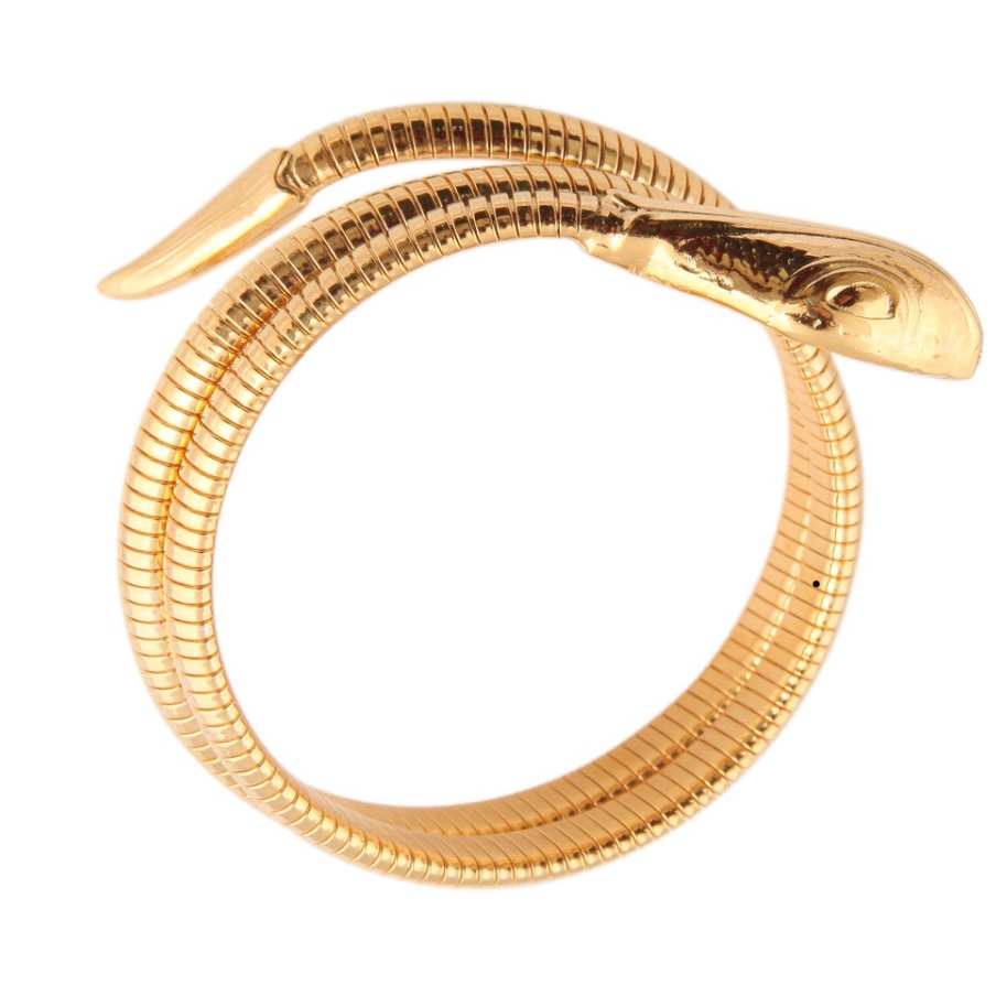 Gas Bijoux - Serpent Bracelet Gold 03