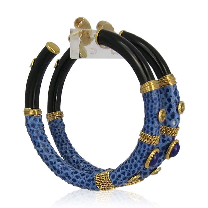 Gas Bijoux - Earrings Comporta Blue