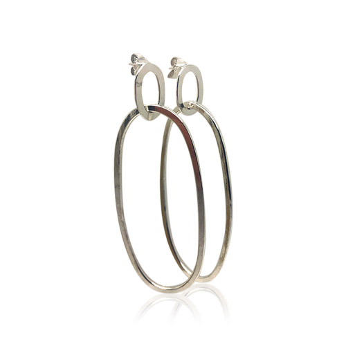 ZAZ -Earrings Silver 03 b