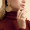 Gas Bijoux - Onde Gourmette Gold Earrings model