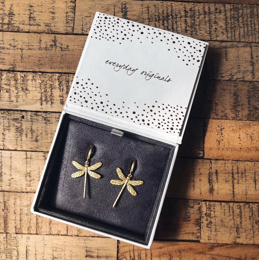 By Lauren Amsterdam - Hi Dragonfly Hoops Gold box