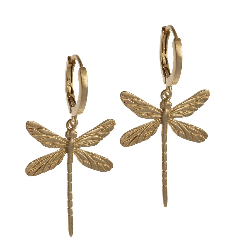 By Lauren Amsterdam - Hi Dragonfly Hoops Gold