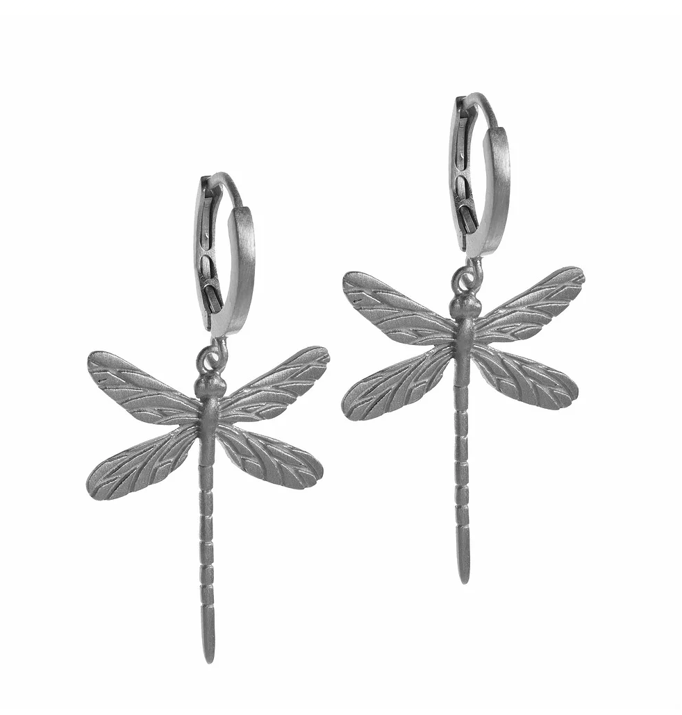 By Lauren Amsterdam - Hi Dragonfly Hoops Silver