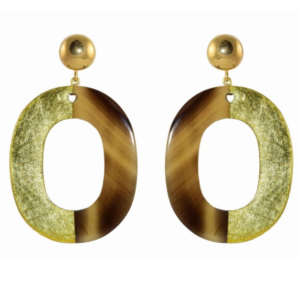 Miccys - Gold Leaf Ovals