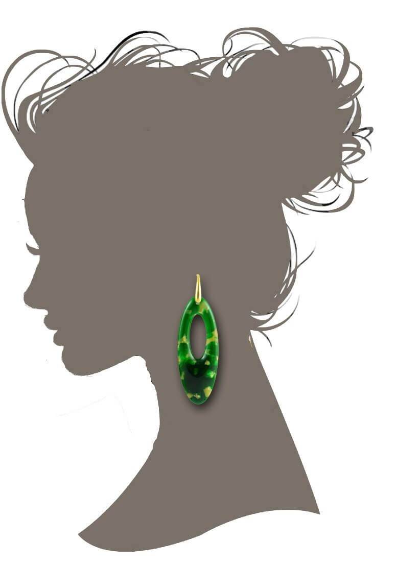 Miccys - Green Marble Ovals model