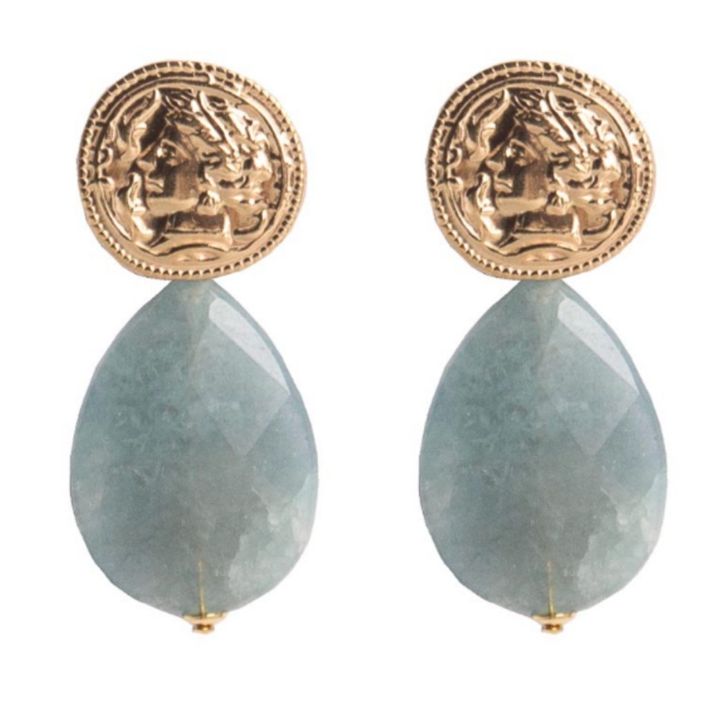 Miccys - Light Blue Gem Stone Drops