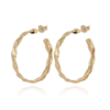 Gas Bijoux - Tresse Earrings Small Gold