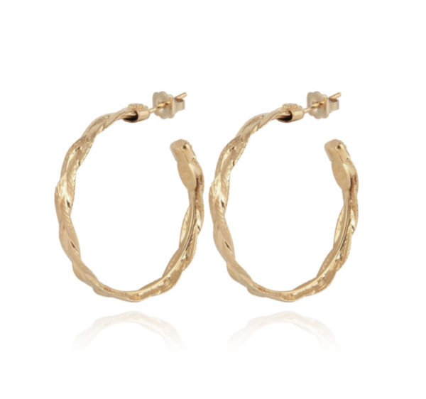 Gas Bijoux - Tresse Earrings Small Gold