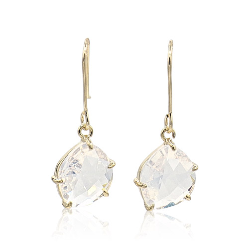 Callysta's Findings - Earrings Milky White