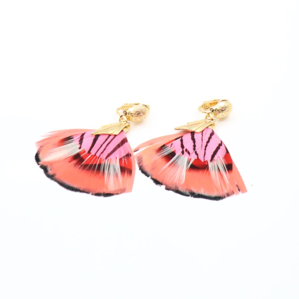 Gas Bijoux - Ear Clips Bermude Pink Orange