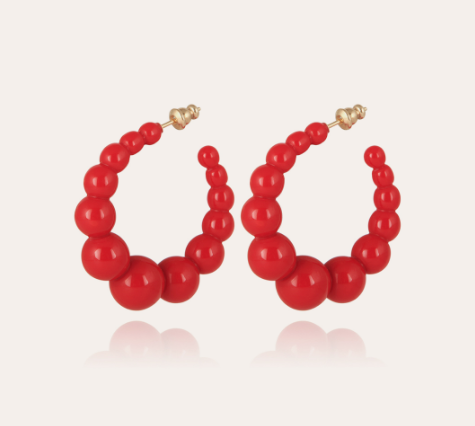 Gas Bijoux - Andy Hoops Red