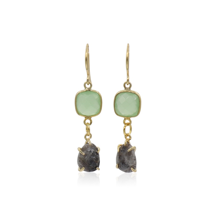 Callysta's Findings - Earrings Agate Labradorite