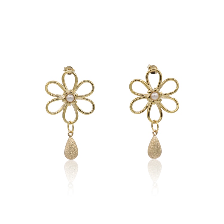 Callysta's Findings - Earrings Flower Drops