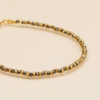 Une a Une - Bracelet Jaipur Pyrite