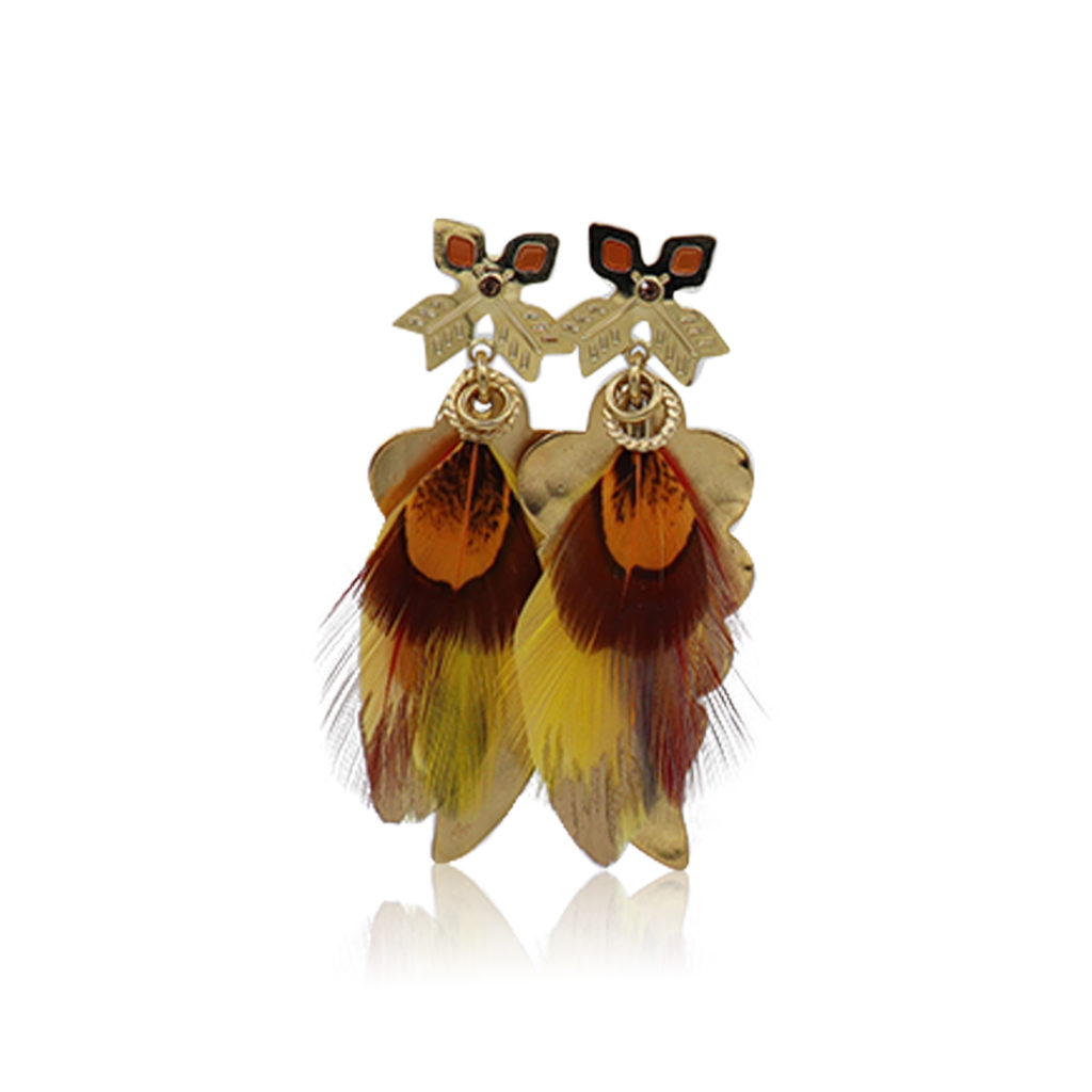 Gas Bijoux - Earrings Feather Fall