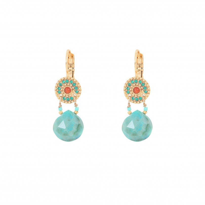 Satellite Paris - Earrings Cheyenne Aqua