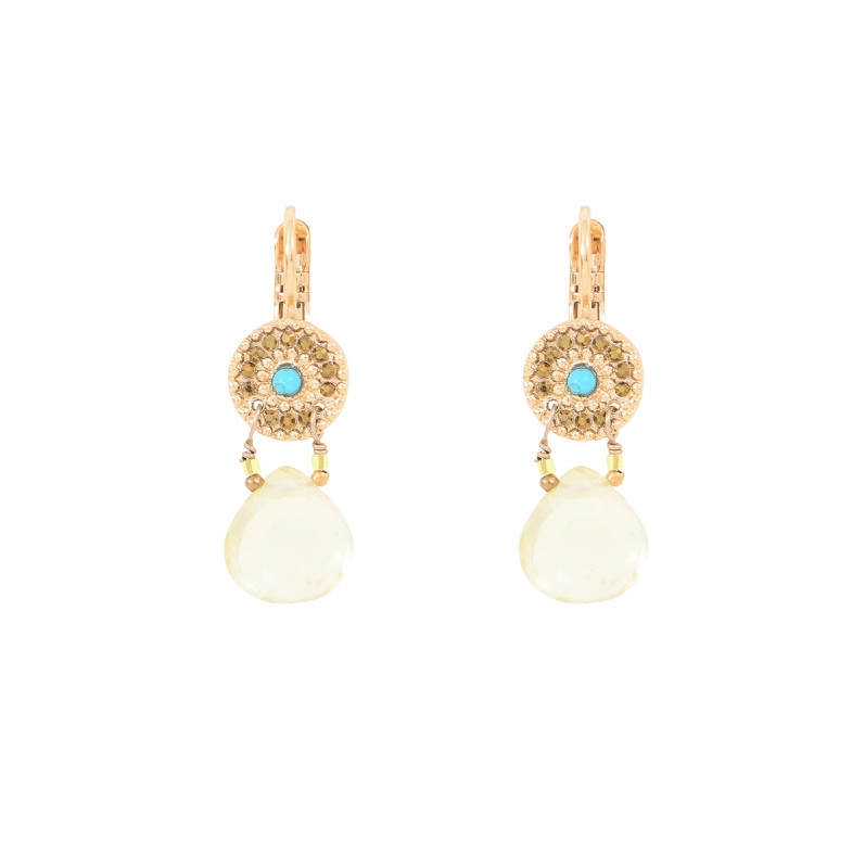 Satellite Paris - Earrings Cheyenne Light Yellow