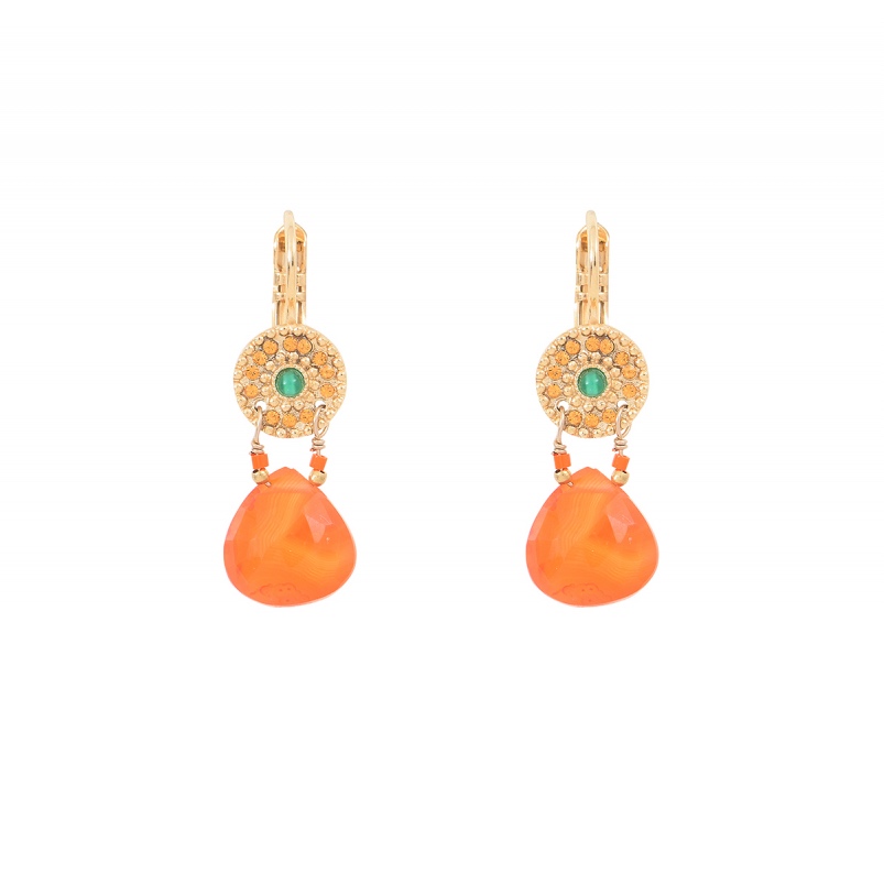 Satellite Paris - Earrings Cheyenne Orange