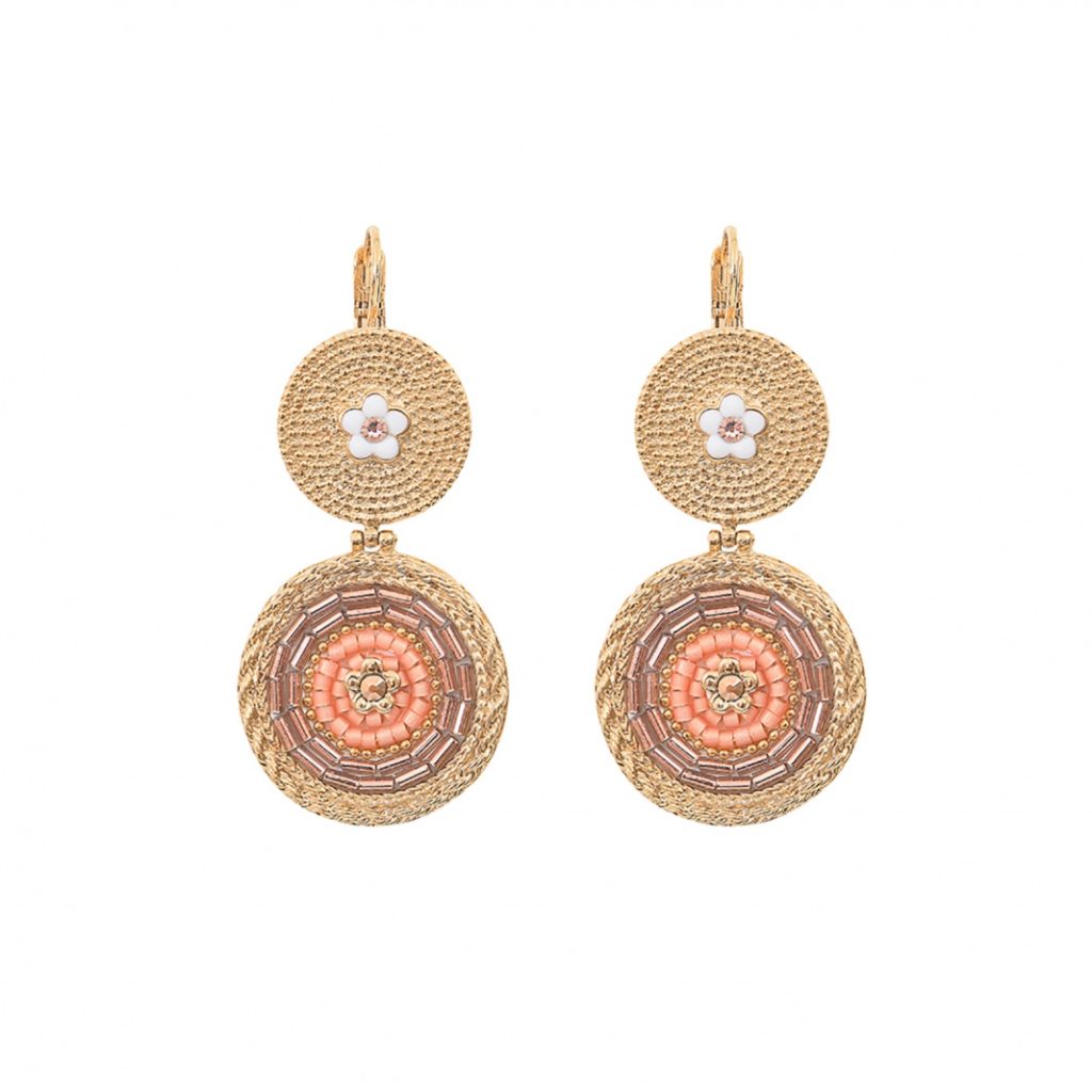 Satellite Paris - Earrings Rivage Light Pink 2