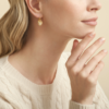 Gas Bijoux - Earrings Donquette White model