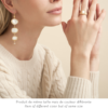 Gas Bijoux - Earrings Silene Rosequartz model