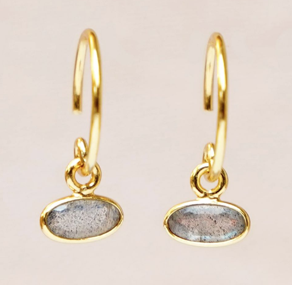 Muja Juma - Earrings 1536GB2 Labradorite