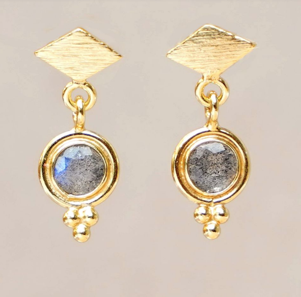 Muja Juma - Earrings 1539GB2 Labradorite