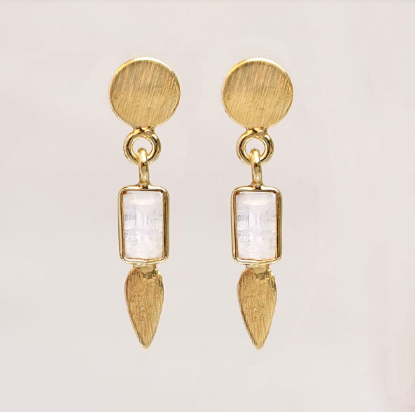 Muja Juma - Earrings 1544GB1 Moonstone