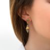 Satellite Paris - Earrings Silma Pyrite 02 model