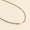 Une a Une - Necklace Gaya Pyrite Rosequartz 2