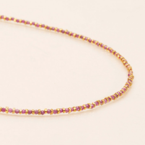 Une a Une - Necklace Jaipur Ruby
