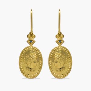Vintouch - Earrings Cleopatra Oval