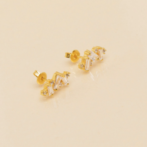 Une a Une - Ear Studs Crystal Multi White