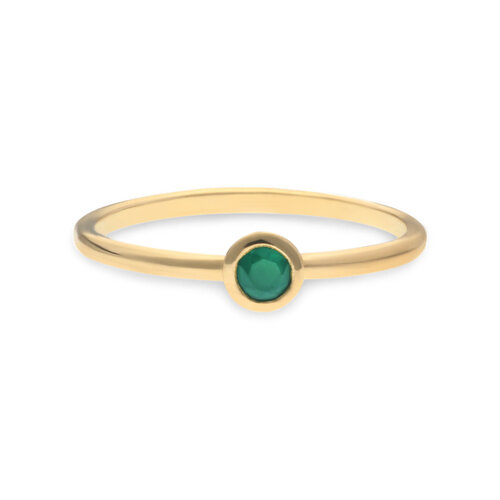 Swing Jewels - 14ct Birthstone Ring - May Emerald