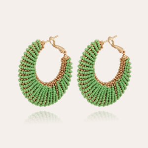 Gas Bijoux - Earrings Izzia Green