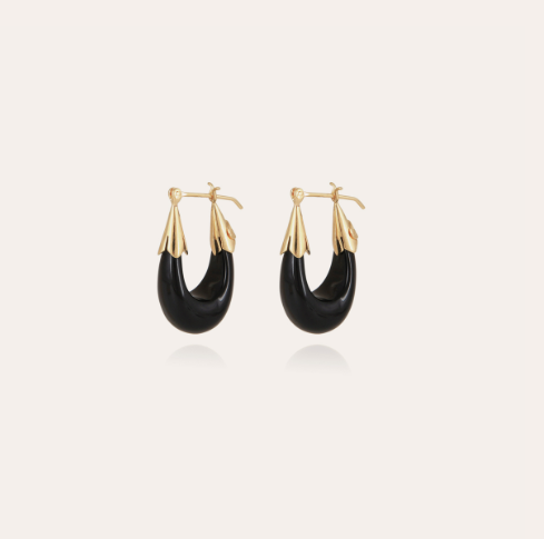 Gas Bijoux - Earrings Ecume Black