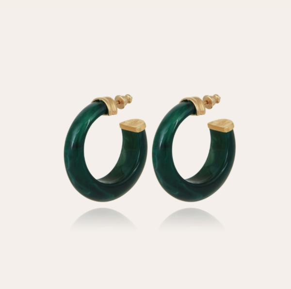 Gas Bijoux - Earrings Abalone Emerald
