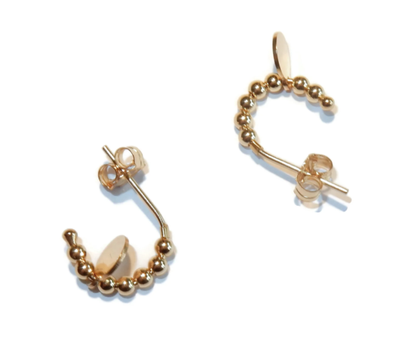 Gnoes - Earrings Open Hoops Beads