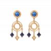 Satellite Paris - Earrings Atria 06D Blue