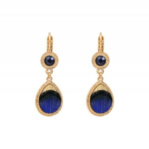 Satellite Paris - Earrings Fujita 190 Blue