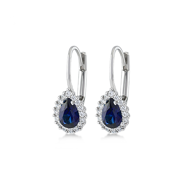 Swing Jewels - Earrings Sapphire Zirconia Drop
