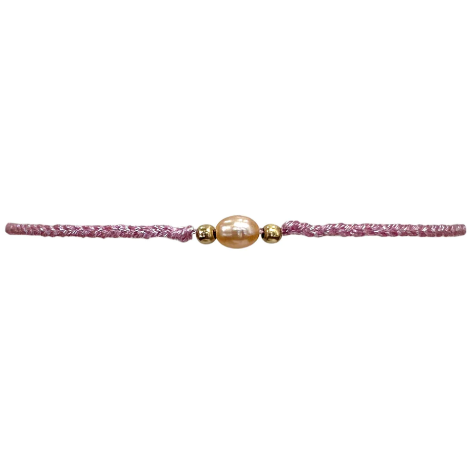 Leju Handmade - Bracelet Cocoa Dark Pink