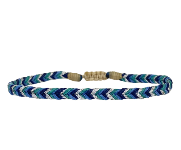 Leju Handmade - Bracelet Trenza Blue
