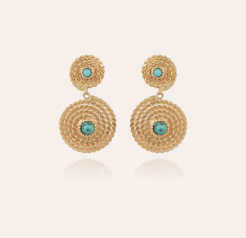 Gas Bijoux - Earrings Onde Lucky Turquoise