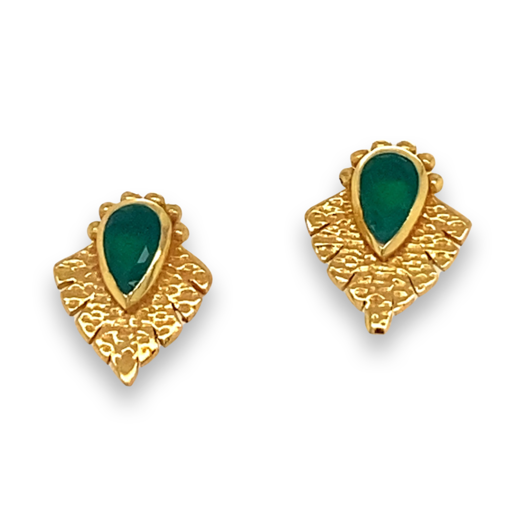 Muja Juma - Earstuds Peacock Nephrite