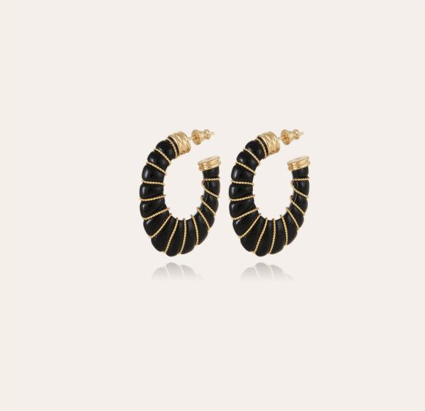 Gas Bijoux - Earrings Cyclade Mini Black