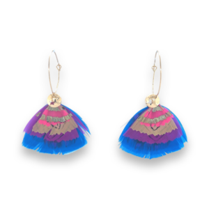 Gas Bijoux - Earrings Bermude Blue Fuchsia