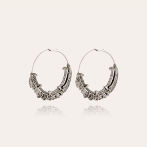 Gas Bijoux - Earrings Hoops Comedia Silver