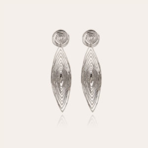 Gas Bijoux - Earrings Long Wave Silver