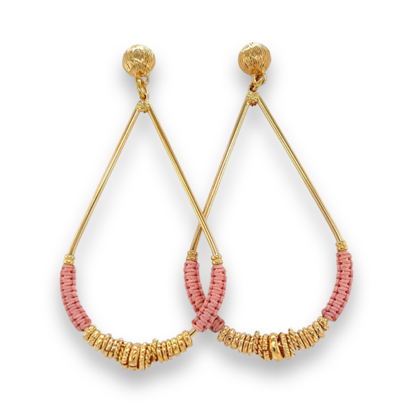 Gas Bijoux - Earrings Zizanie Light Pink